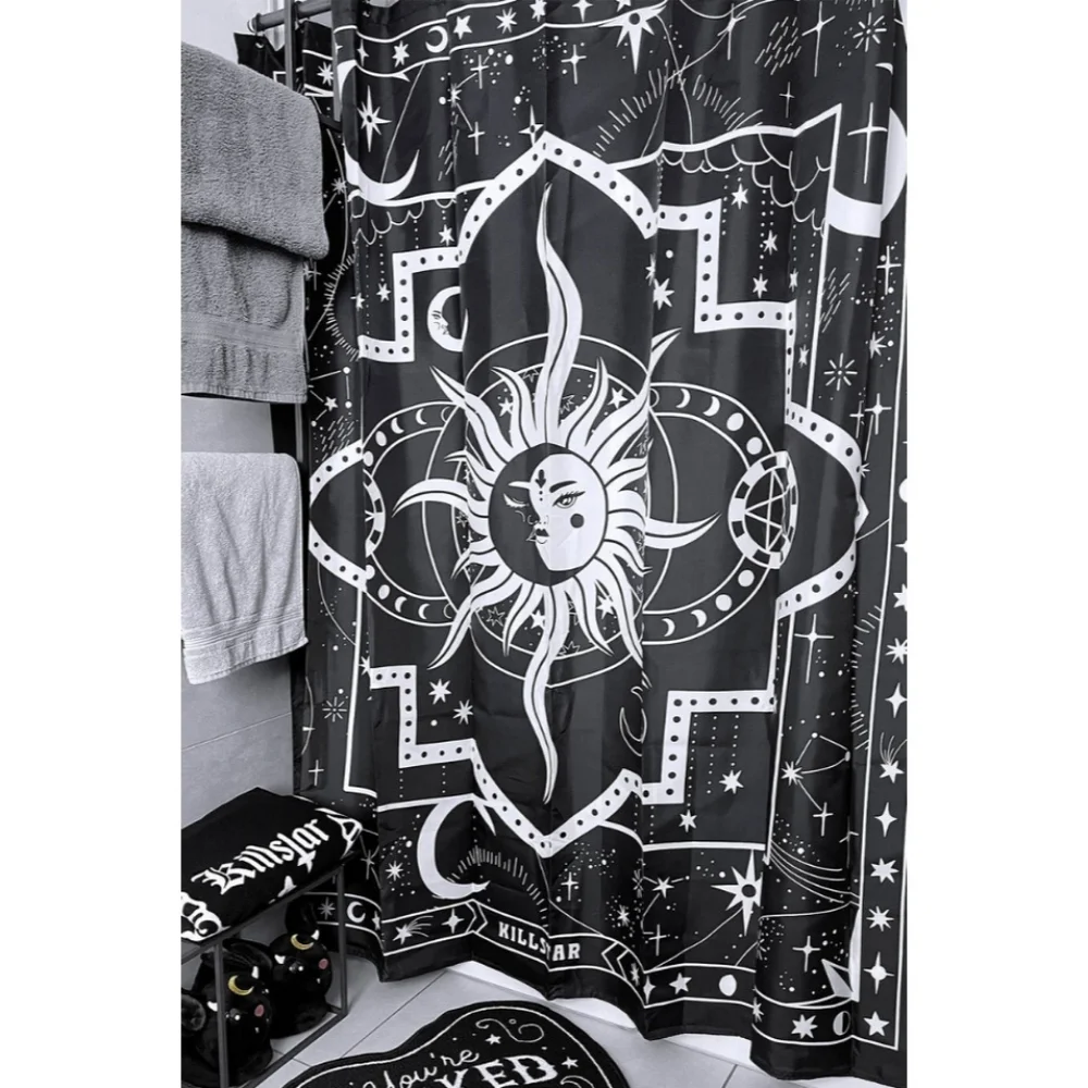 Killstar Dimensional Key Shower Curtain